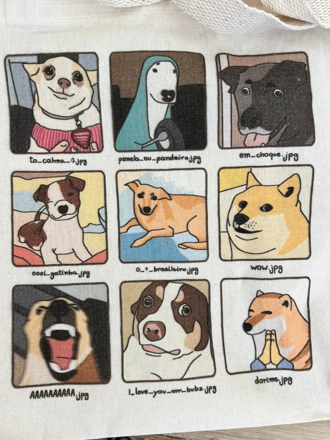 Ecobag Memes de Cachorro — imagem 2