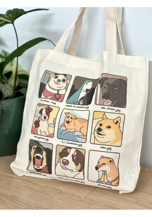 Ecobag Memes de Cachorro