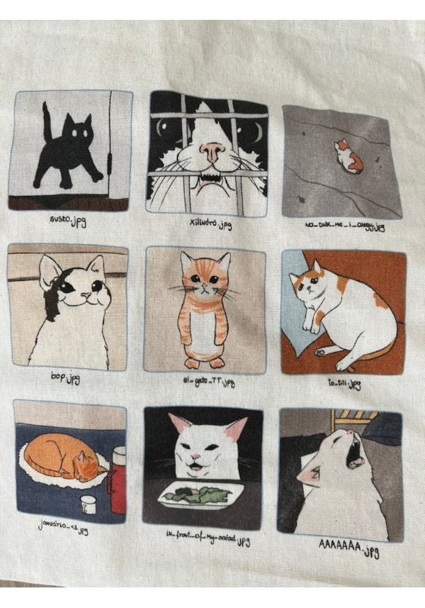 Ecobag Memes de Gato