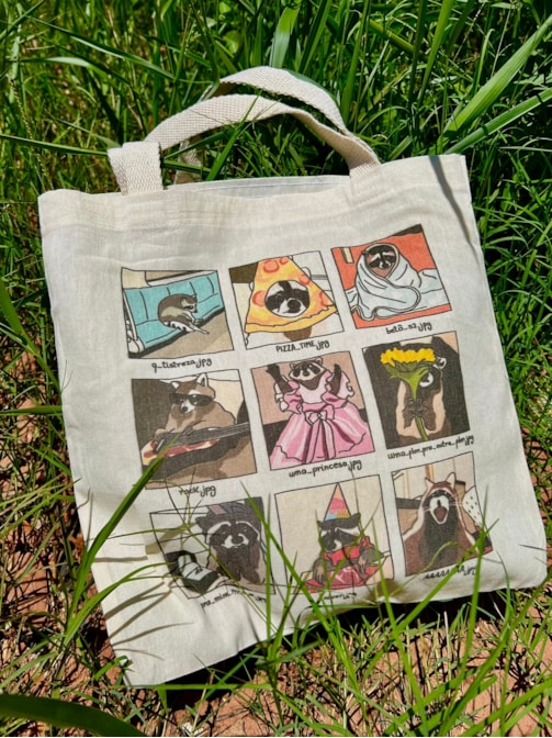 Ecobag Memes de Guaxinim