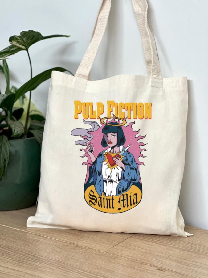 Ecobag Mia Pulp Fiction — imagem 1