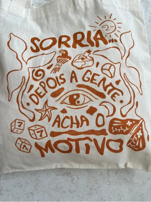 Ecobag Motivo para Sorrir