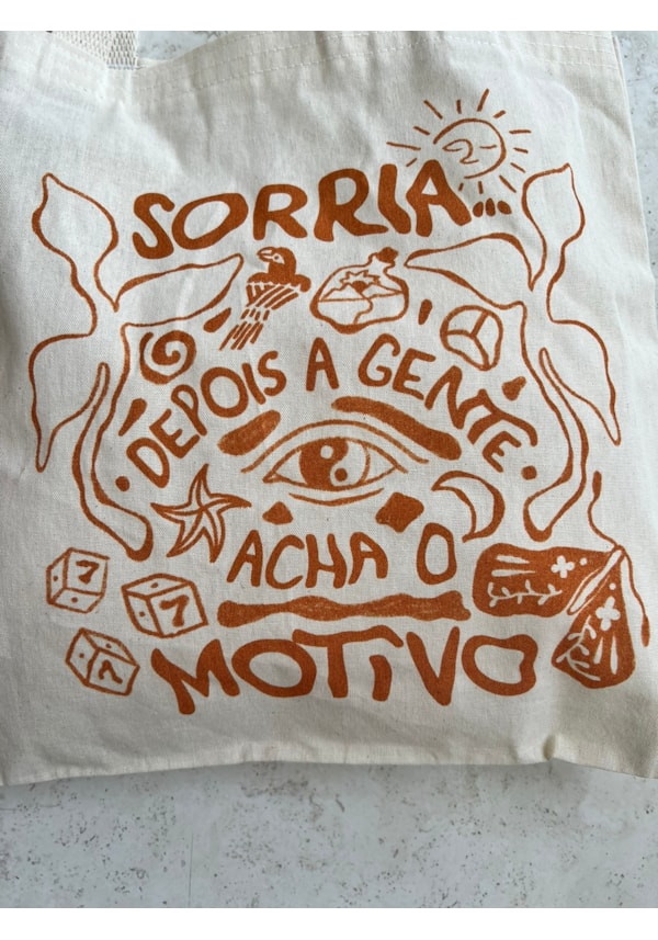 Ecobag Motivo para Sorrir