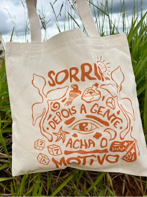 Ecobag Motivo para Sorrir