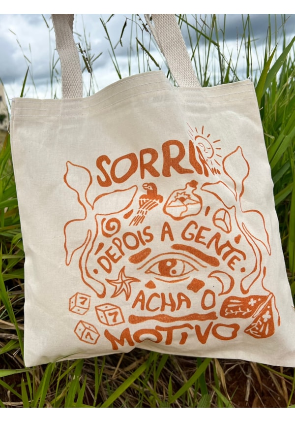 Ecobag Motivo para Sorrir