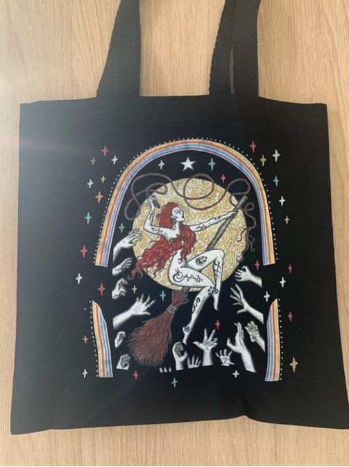 Ecobag Mulheres que Voam - Preta