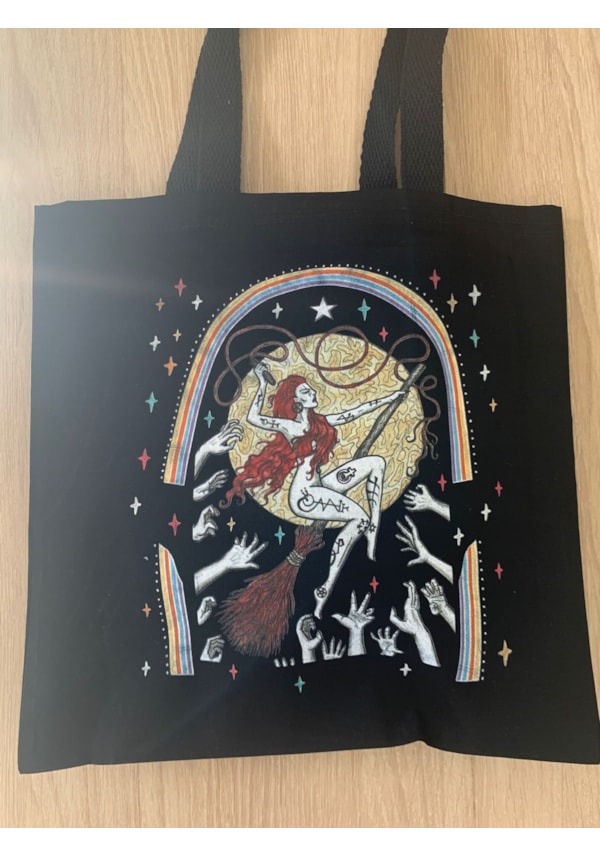 Ecobag Mulheres que Voam - Preta