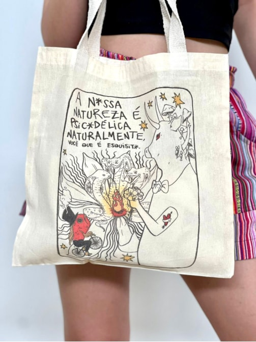 Ecobag Natureza Psicodélica