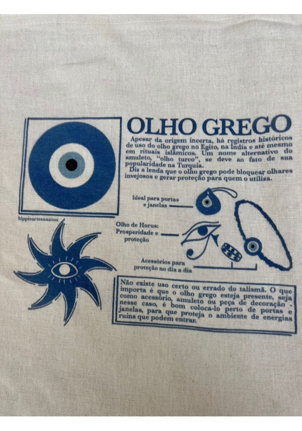 Ecobag Olho Grego Amuleto