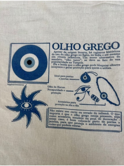 Ecobag Olho Grego Amuleto