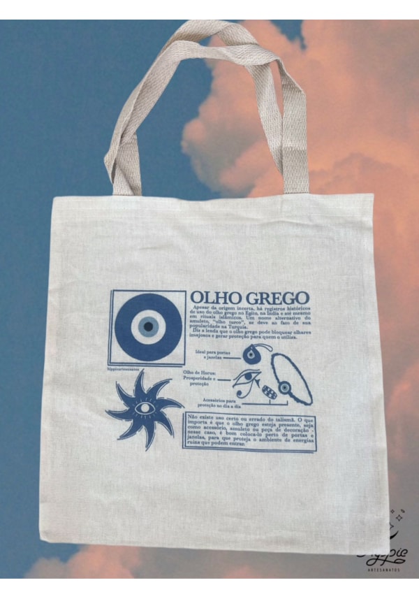 Ecobag Olho Grego Amuleto