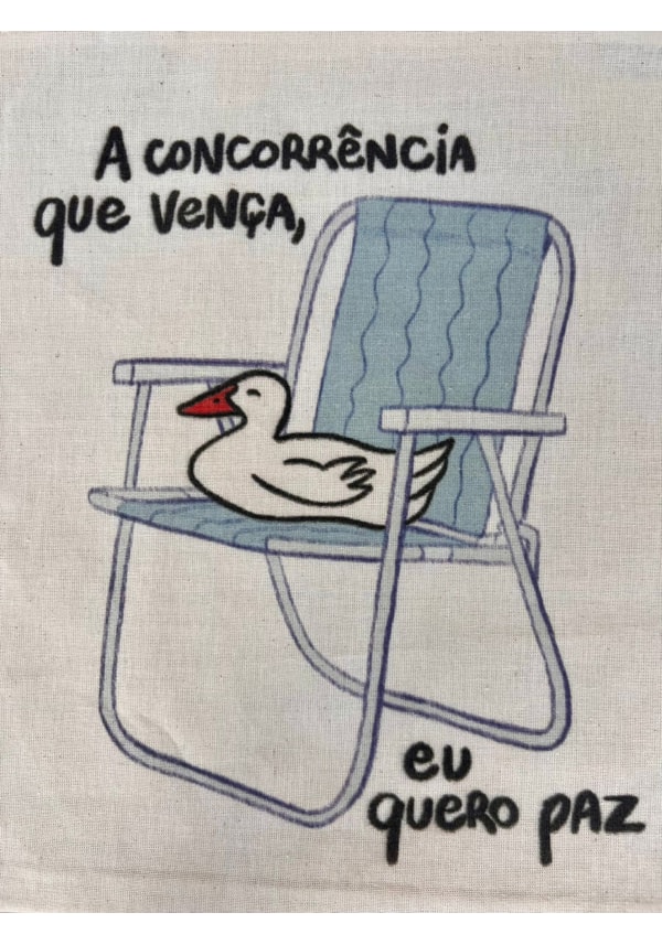 Ecobag Pato - A Concorrência Que Vença
