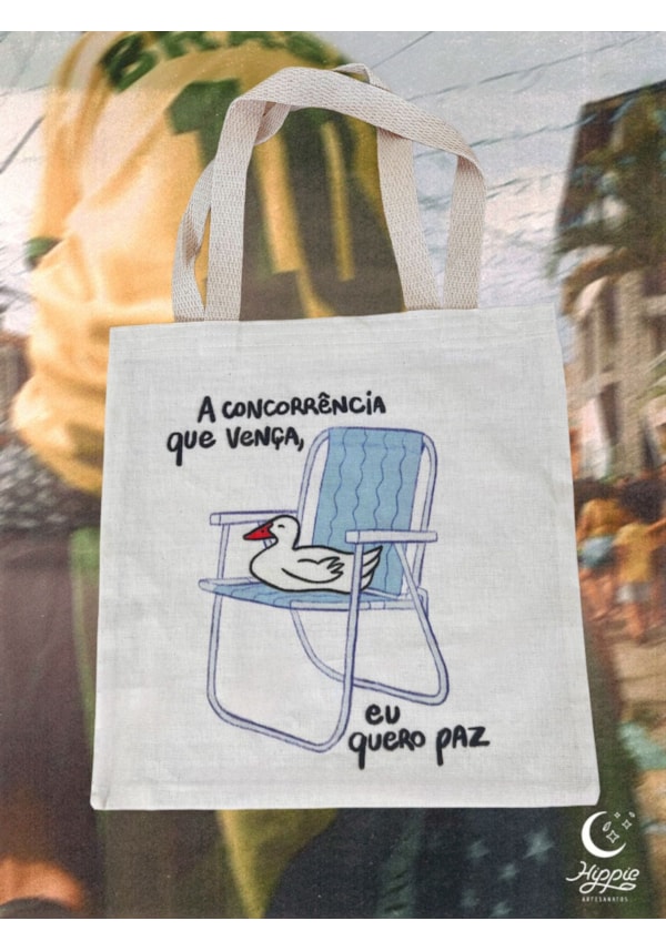 Ecobag Pato - A Concorrência Que Vença