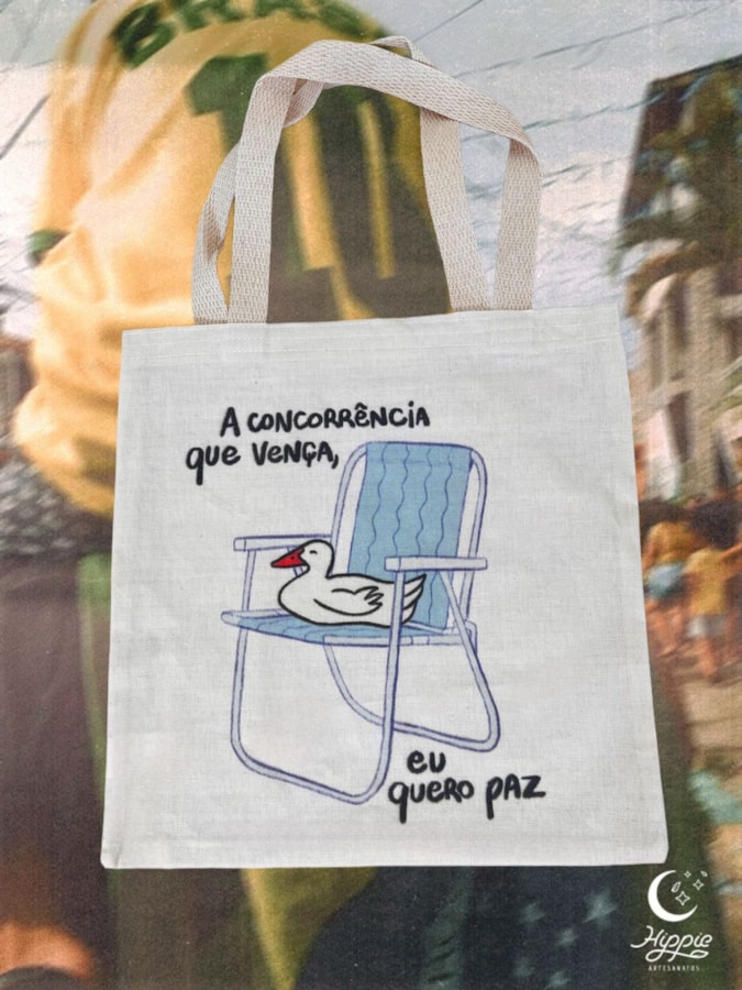 Ecobag Pato - A Concorrência Que Vença — imagem 1