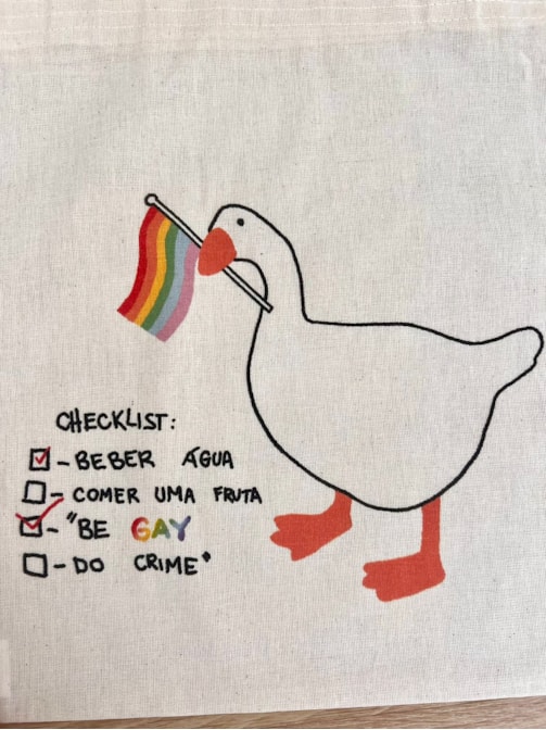 Ecobag Pato Gay