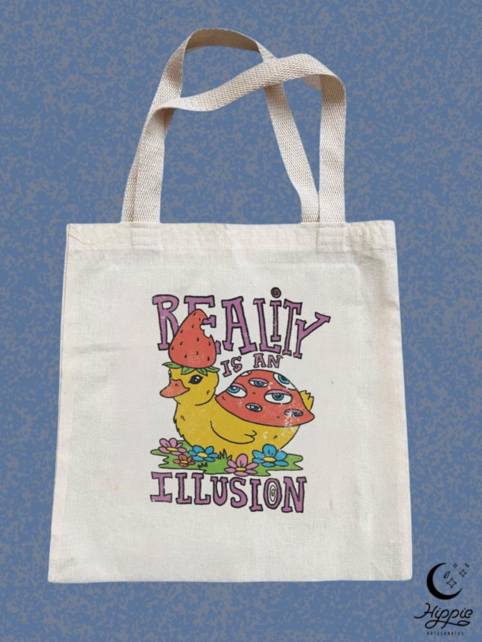 Ecobag Pato Psicodélico — imagem 1