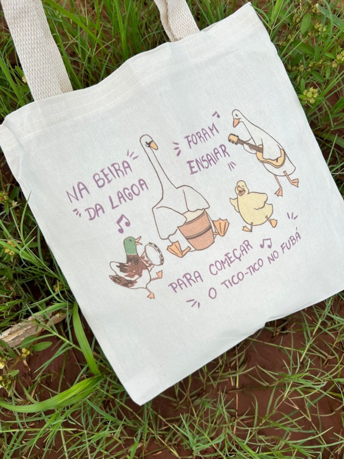 Ecobag Patos Bossa Nova — imagem 1