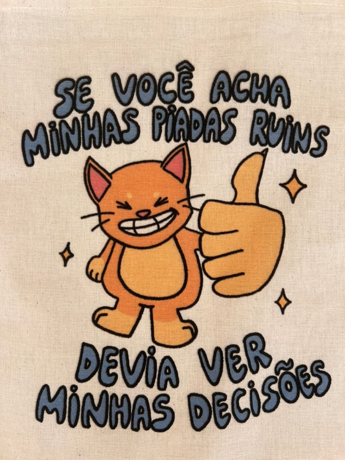 Ecobag Piadas ruins e decisões piores — imagem 2