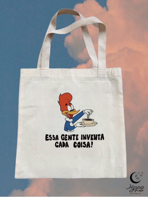 Ecobag Pica Pau Inventa Cada Coisa