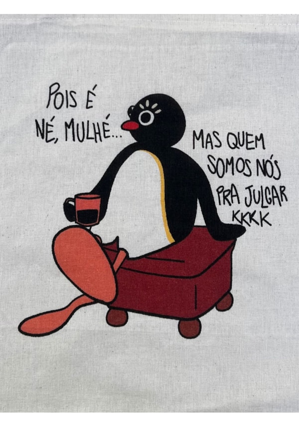 Ecobag Pingu Que Julga