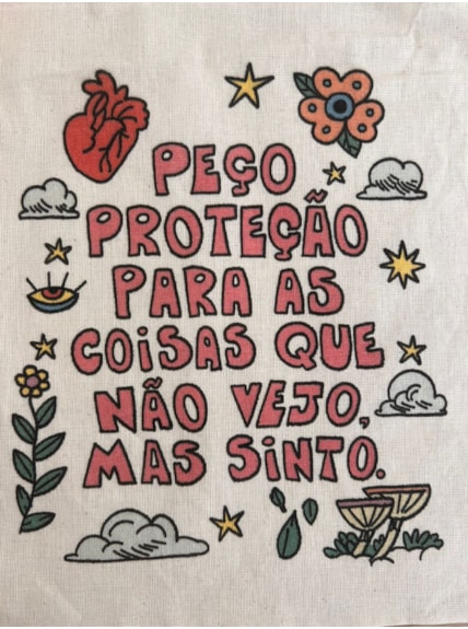 Ecobag Proteção para as coisas que não vejo