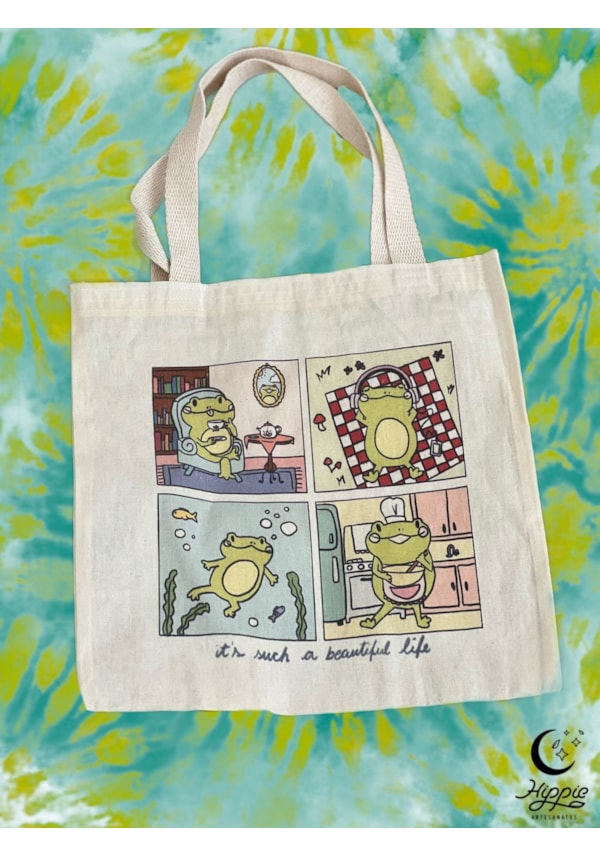 Ecobag Sapinho Beautiful Life