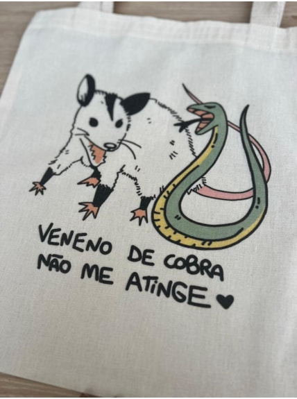 Ecobag Saruê e Cobra