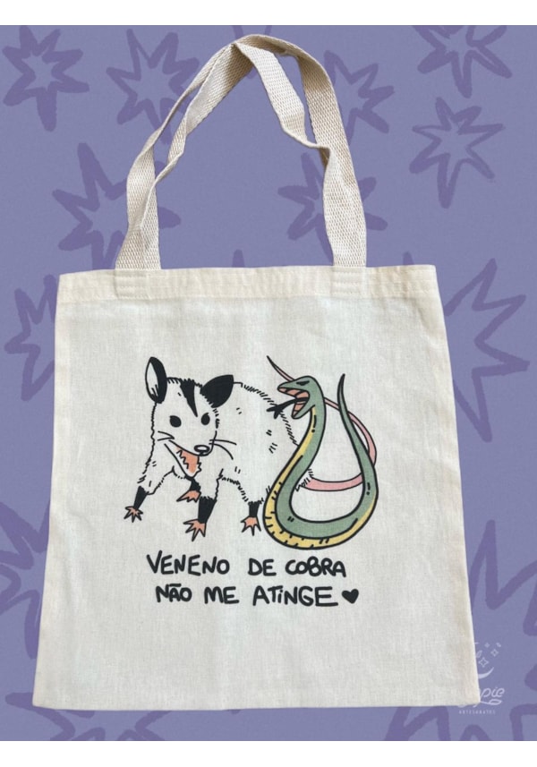 Ecobag Saruê e Cobra