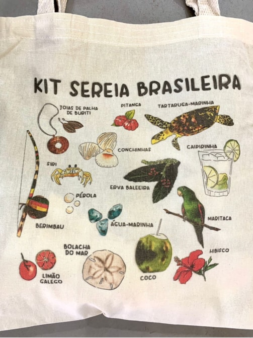 Ecobag Sereia Brasileira
