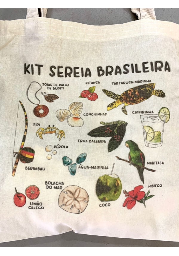 Ecobag Sereia Brasileira
