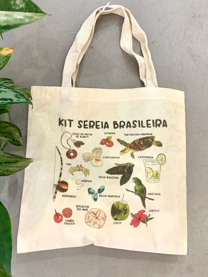 Ecobag Sereia Brasileira — imagem 1