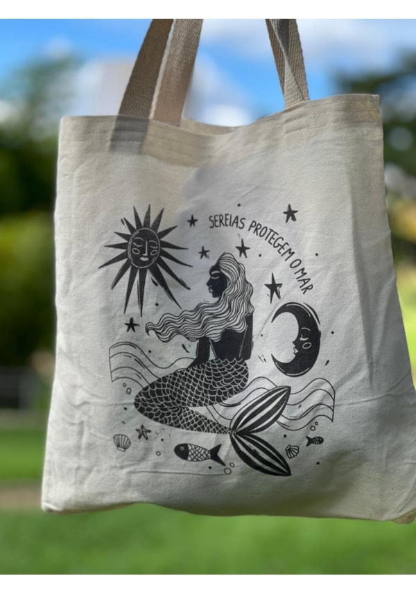 Ecobag Sereias Protegem o Mar