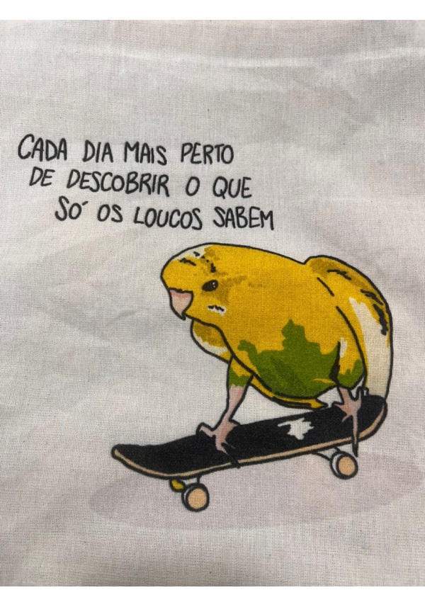 Ecobag Só os loucos sabem
