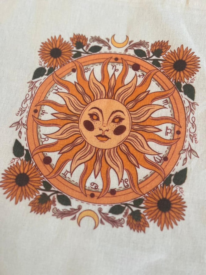 Ecobag Sol Floral — imagem 2