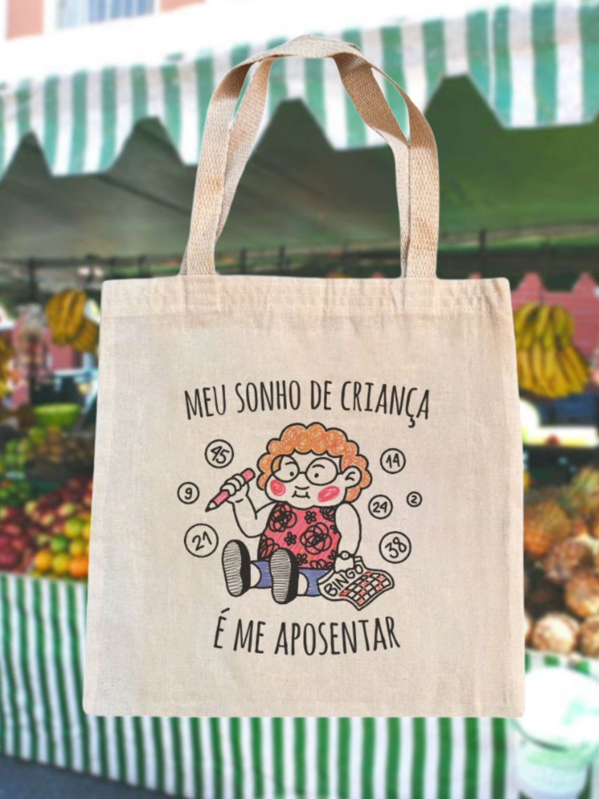 Ecobag Sonho de Aposentado — imagem 1