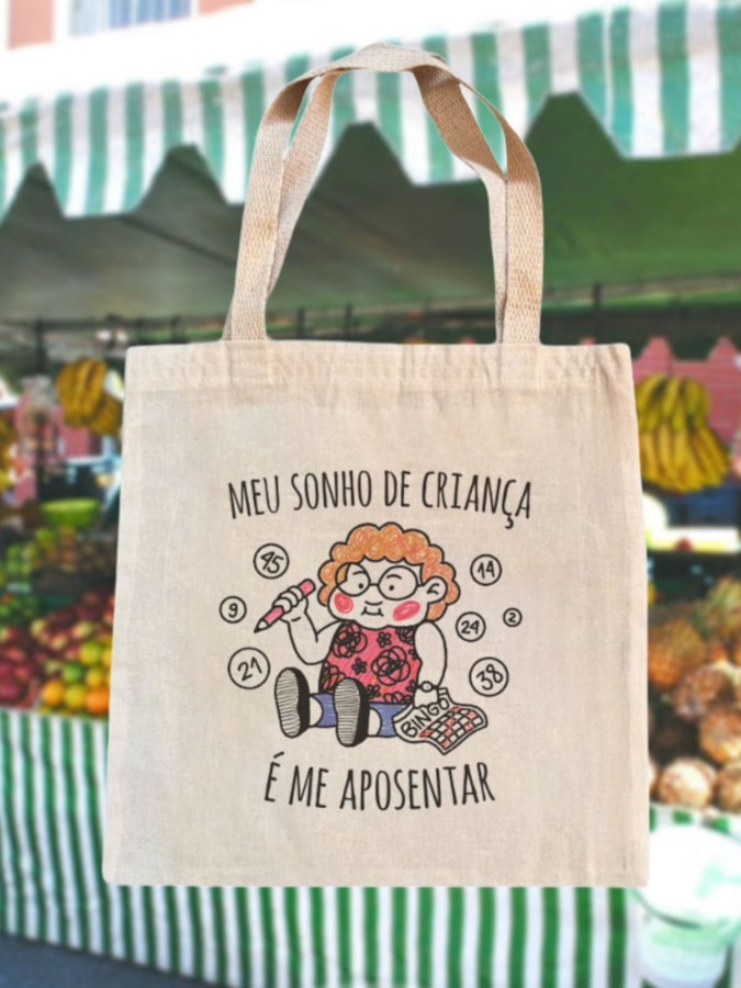 Ecobag Sonho de Aposentado — imagem 1