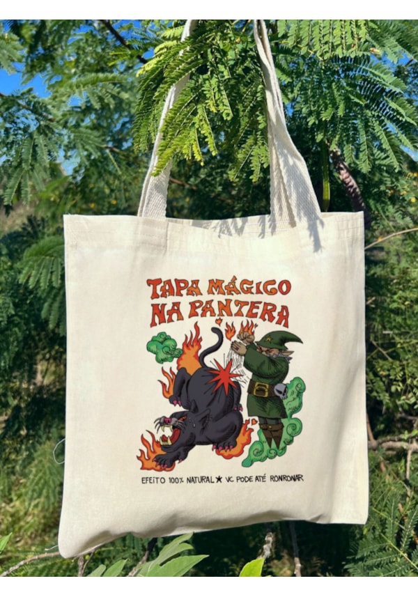 Ecobag Tapa mágico na pantera