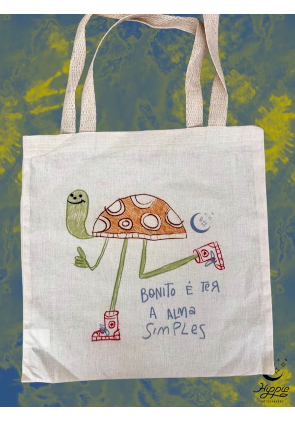 Ecobag Tartaruga Alma Simples