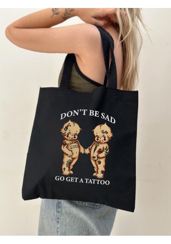 Ecobag Tatuagem - Preta