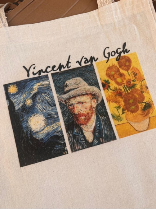 Ecobag Van Gogh, Noite Estrelada e 12 Girassóis