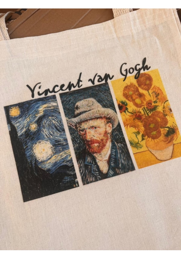 Ecobag Van Gogh, Noite Estrelada e 12 Girassóis