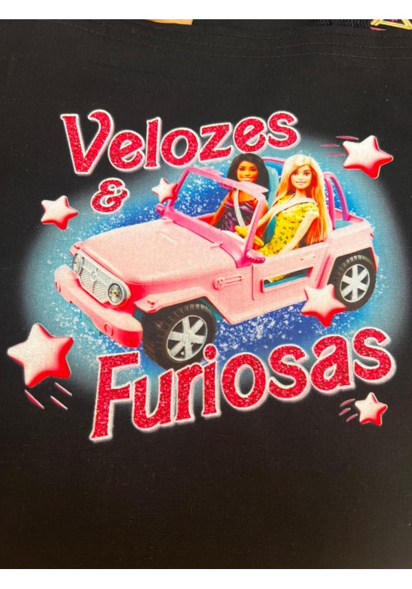 Ecobag Velozes e Furiosas - Preta