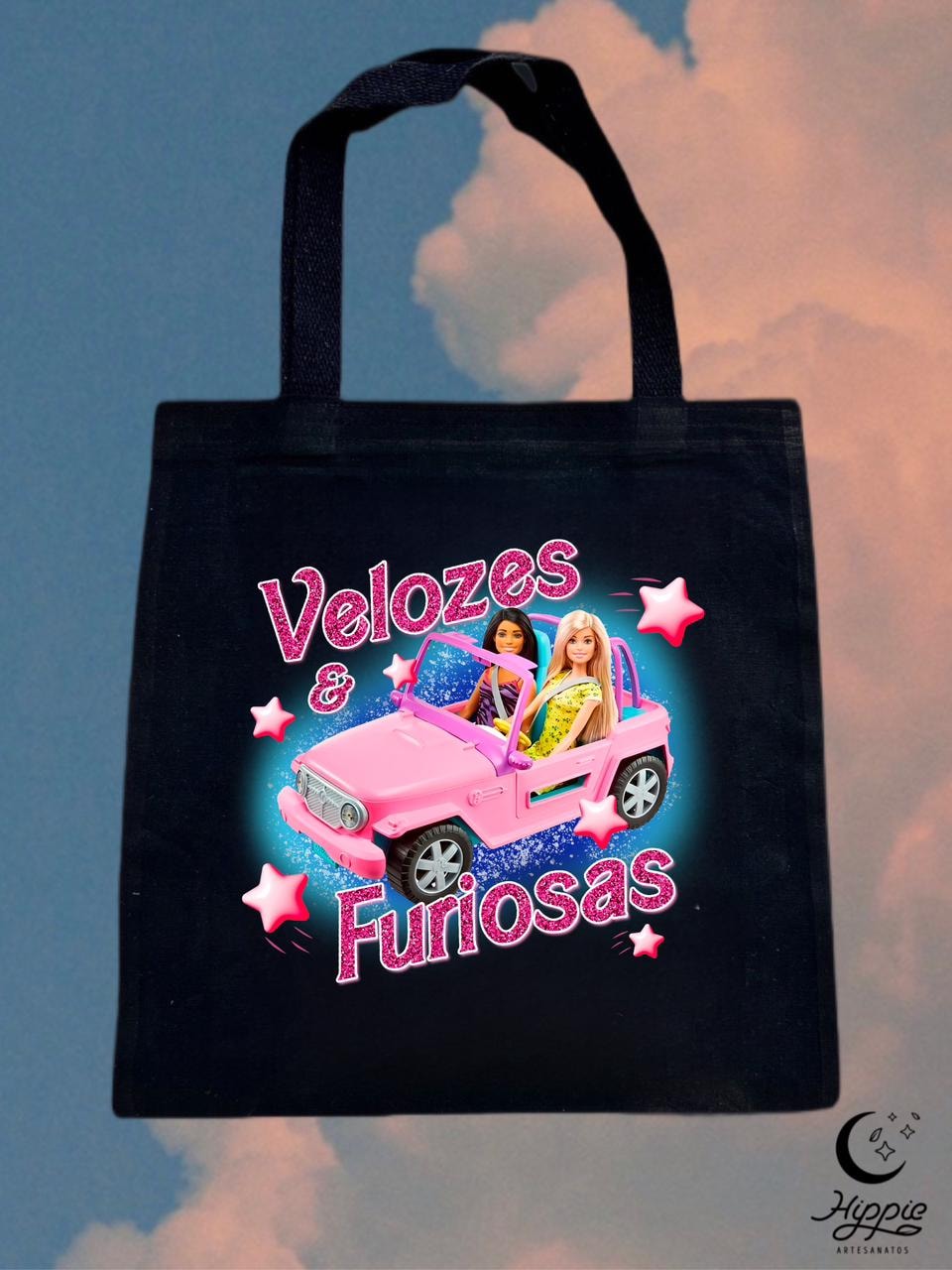 Ecobag Velozes e Furiosas - Preta — imagem 1