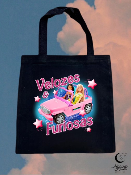 Ecobag Velozes e Furiosas - Preta