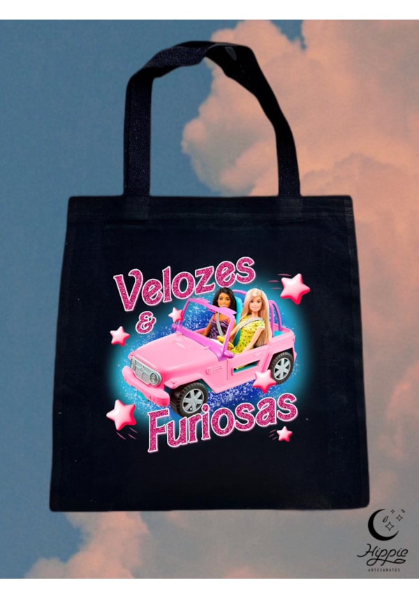 Ecobag Velozes e Furiosas - Preta