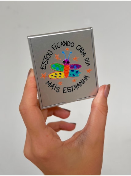 Espelho Cada Dia Mais Estranha - Prateado