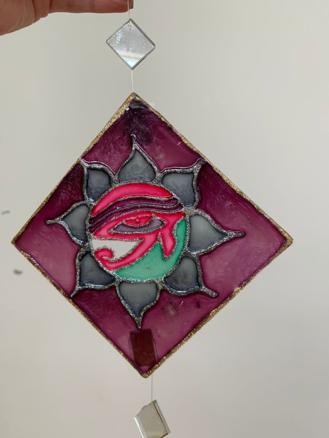 Fio de Luz Vitral - Horus — imagem 3