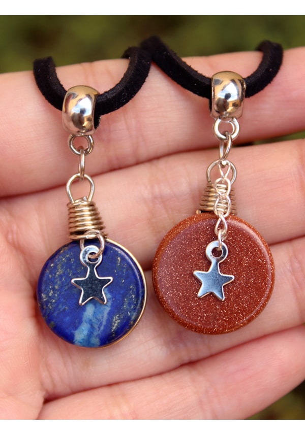 Gargantilha Pedra com Estrela