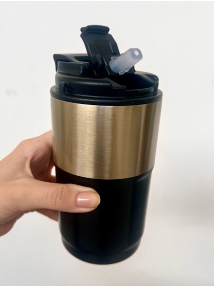 Garrafa 420ml Térmica Aço Inox - Cherry