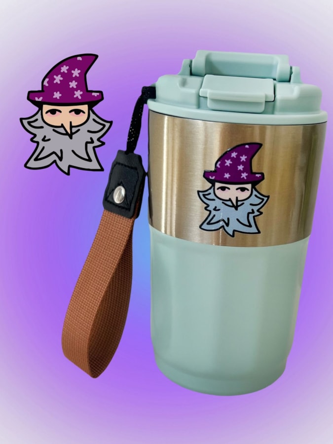 Garrafa 420ml Térmica Aço Inox - Mago — imagem 1